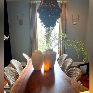 Beautiful 100% custom Dupioni Silk drapes 54x108.